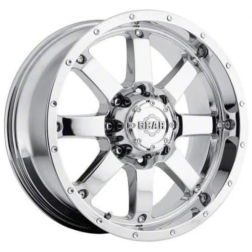 Gear Off-Road Big Block Chrome 6-Lug Wheel; 18x9; 18mm Offset (07-13 Silverado 1500)
