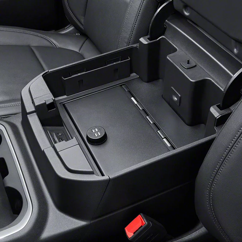 Center Console Lockable Storage Box (19-21 Silverado 1500; 2022 Silverado 1500 LTD)