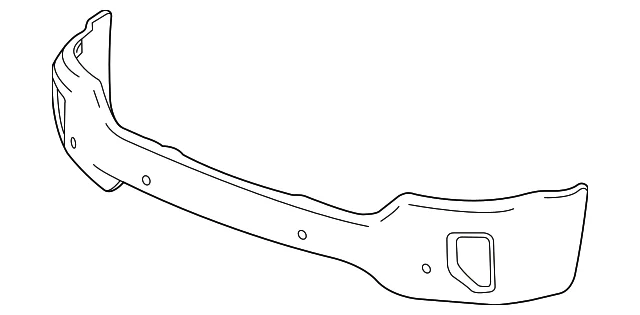 Front Bumper; Unpainted (16-18 Silverado 1500)