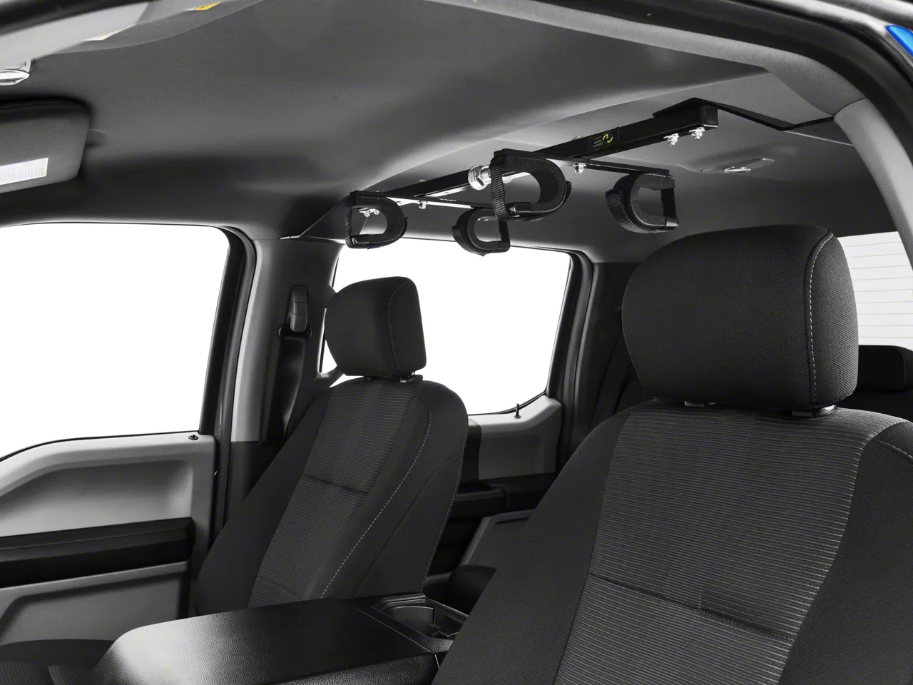 Center-Lok Overhead Gun Rack; Holds 2 Guns (01-26 F-150 SuperCrew)