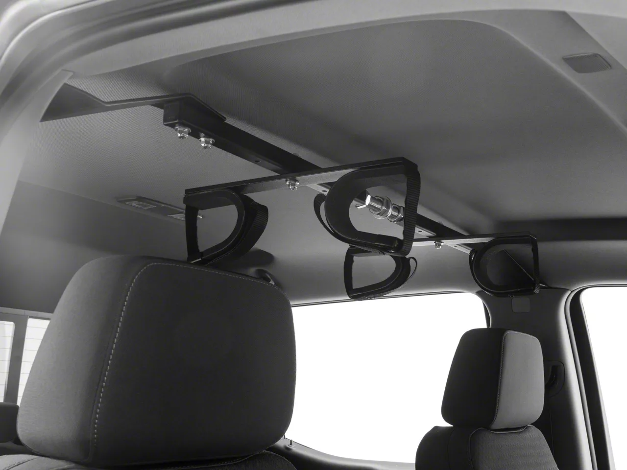 Center-Lok Overhead Gun Rack for Tactical Weapons; Holds 2 Guns (04-26 Silverado 1500 Crew Cab)