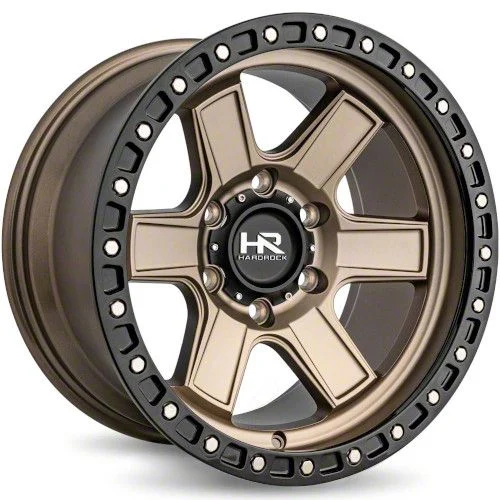 Hardrock Offroad H104 Matte Bronze 6-Lug Wheel; 17x9; 1mm Offset (15-20 Yukon)