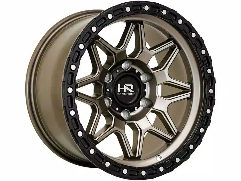 Hardrock Offroad H105 Matte Bronze 6-Lug Wheel; 17x9; 1mm Offset (15-20 Yukon)