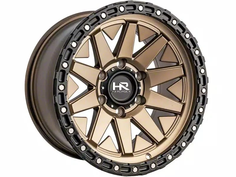 Hardrock Offroad H106 Matte Bronze 6-Lug Wheel; 17x9; 1mm Offset (15-20 Yukon)