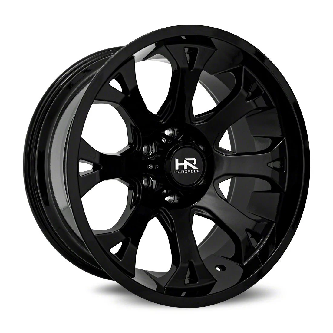 Hardrock Offroad BloodShot Xposed Gloss Black 6-Lug Wheel; 20x12; -44mm Offset (19-23 Ranger)