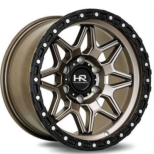 Hardrock Offroad H105 Matte Bronze 6-Lug Wheel; 17x9; 1mm Offset (19-23 Ranger)