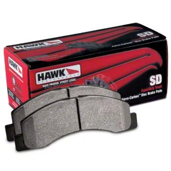 Hawk Performance SuperDuty Brake Pads; Rear Pair (04-06 RAM 1500 SRT-10)