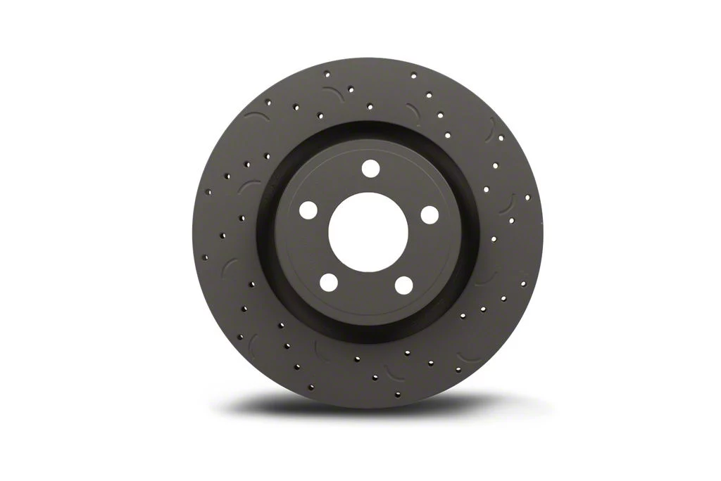 Hawk Performance Talon Cross-Drilled and Slotted 8-Lug Rotors; Front Pair (03-08 RAM 2500)