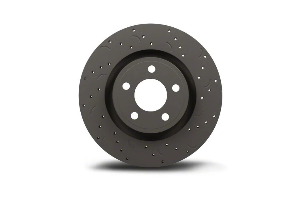 Hawk Performance Talon Cross-Drilled and Slotted 8-Lug Rotors; Front Pair (03-08 RAM 3500)