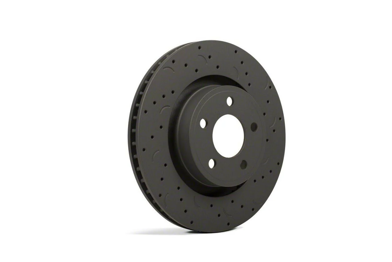 Hawk Performance Talon Cross-Drilled and Slotted 8-Lug Rotors; Rear Pair (07-10 Sierra 2500 HD SRW)
