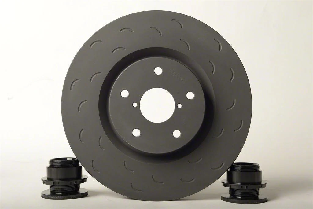 Hawk Performance Talon Slotted 8-Lug Rotors; Rear Pair (05-12 F-250 Super Duty)