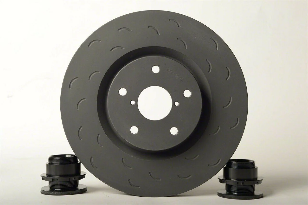 Hawk Performance Talon Slotted 8-Lug Rotors; Rear Pair (13-16 F-250 Super Duty)