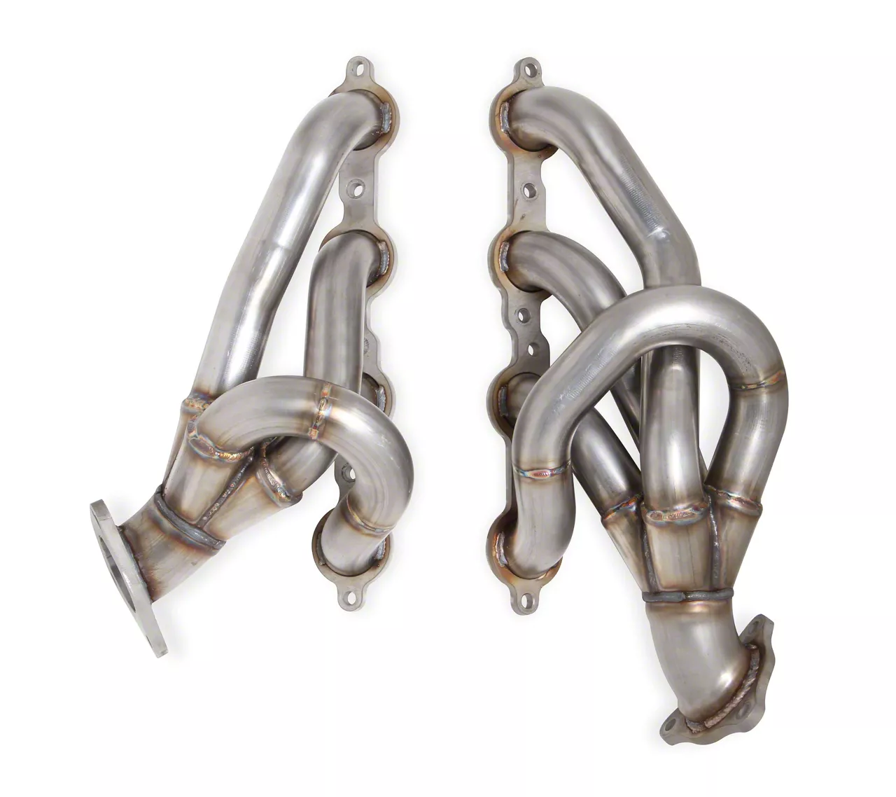 Hooker BlackHeart 1-3/4-Inch Shorty Headers; Raw (08-13 5.3L Sierra 1500)