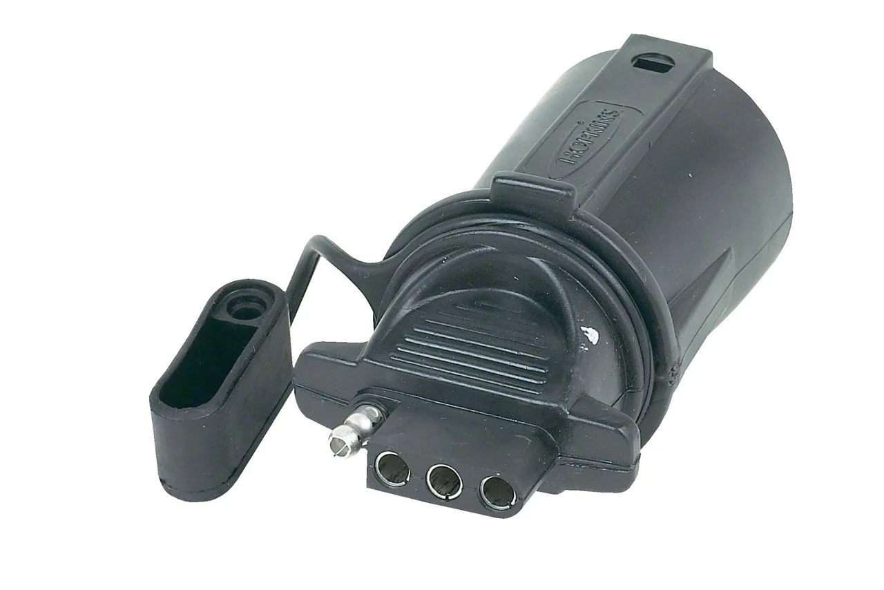 Plug-In Simple 7-Blade to 4-Flat Adapter