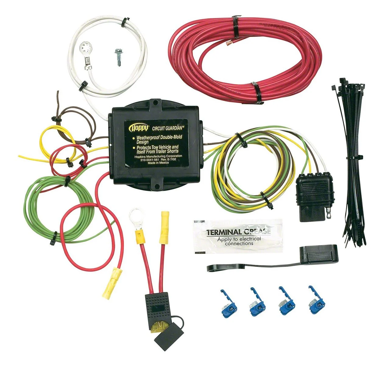 Powered Trailer Tail Light Converter Kit; 8.0 Amps Per Output