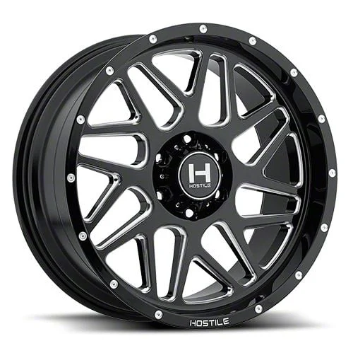 Hostile Sprocket Blade Cut 6-Lug Wheel; 20x9; 10mm Offset (07-13 Sierra 1500)