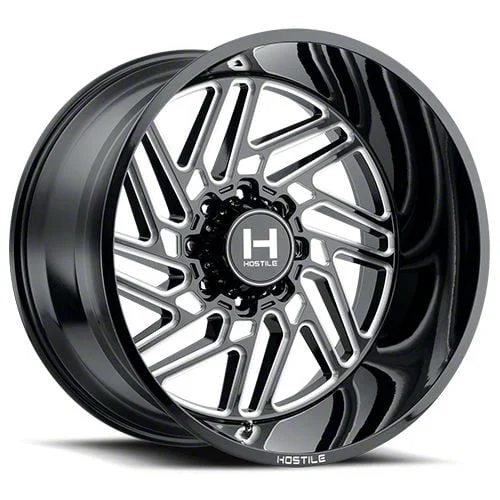 Hostile Jigsaw Blade Cut 8-Lug Wheel; 20x12; -44mm Offset (11-14 Sierra 2500 HD)