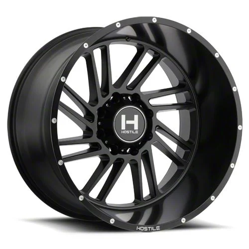 Hostile Stryker Asphalt 8-Lug Wheel; 20x12; -44mm Offset (11-14 Sierra 2500 HD)