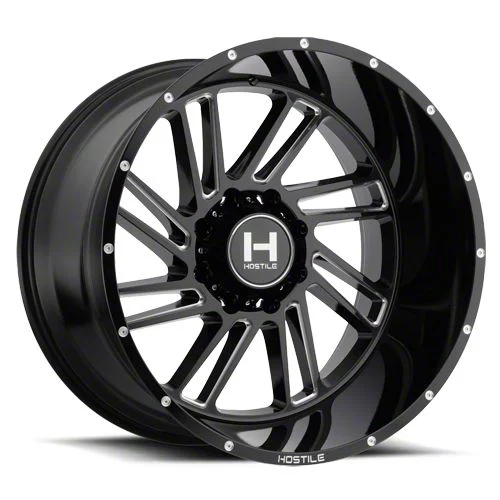 Hostile Stryker Blade Cut 8-Lug Wheel; 20x12; -44mm Offset (11-14 Sierra 2500 HD)