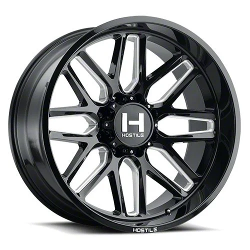 Hostile Vulcan Blade Cut 8-Lug Wheel; 20x12; -44mm Offset (11-14 Sierra 2500 HD)