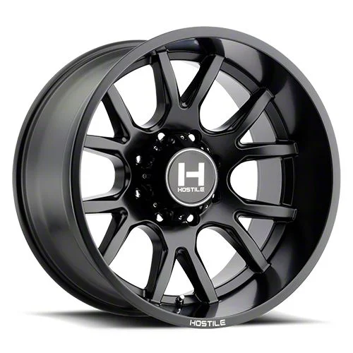 Hostile Rage Asphalt 8-Lug Wheel; 22x12; -44mm Offset (11-14 Silverado 2500 HD)