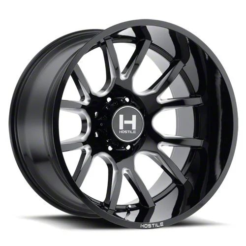 Hostile Rage Blade Cut 8-Lug Wheel; 22x14; -76mm Offset (11-14 Silverado 2500 HD)