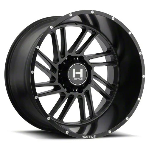 Hostile Stryker Asphalt 8-Lug Wheel; 20x12; -44mm Offset (11-14 Silverado 2500 HD)