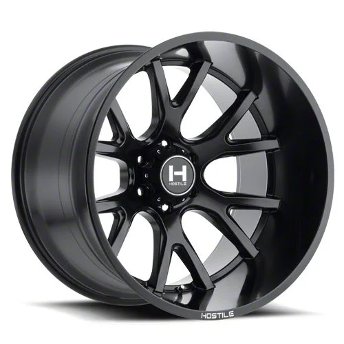 Hostile Rage Asphalt 6-Lug Wheel; 20x9; 0mm Offset (14-18 Sierra 1500)