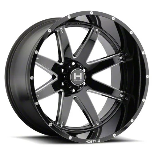 Hostile Alpha Blade Cut 6-Lug Wheel; 20x9; 12mm Offset (14-18 Silverado 1500)