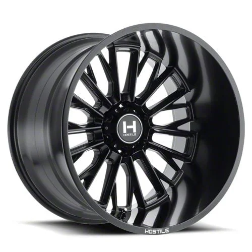 Hostile Fury Asphalt 6-Lug Wheel; 20x9; 0mm Offset (14-18 Silverado 1500)