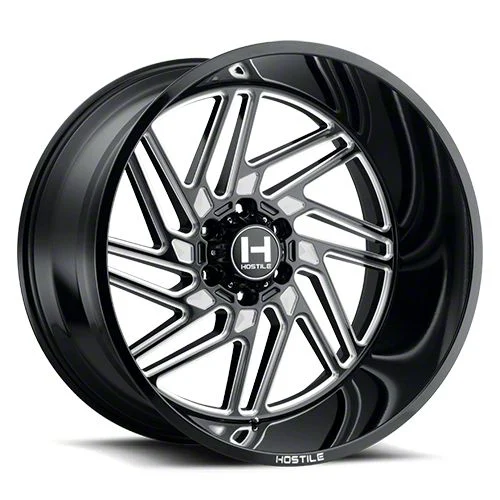Hostile Jigsaw Blade Cut 6-Lug Wheel; 20x9; 0mm Offset (14-18 Silverado 1500)