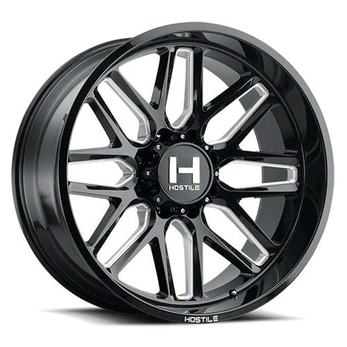 Hostile Vulcan Blade Cut 8-Lug Wheel; 20x12; -44mm Offset (15-19 Sierra 2500 HD)