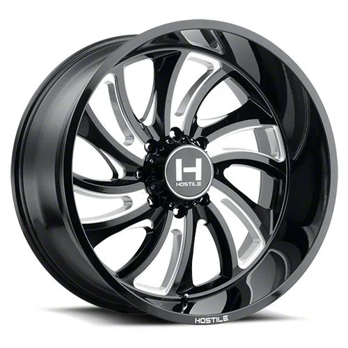 Hostile Demon Blade Cut 8-Lug Wheel; 20x12; -44mm Offset (15-19 Silverado 2500 HD)