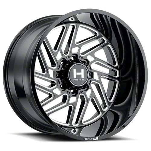 Hostile Jigsaw Blade Cut 8-Lug Wheel; 22x14; -76mm Offset (15-19 Silverado 2500 HD)