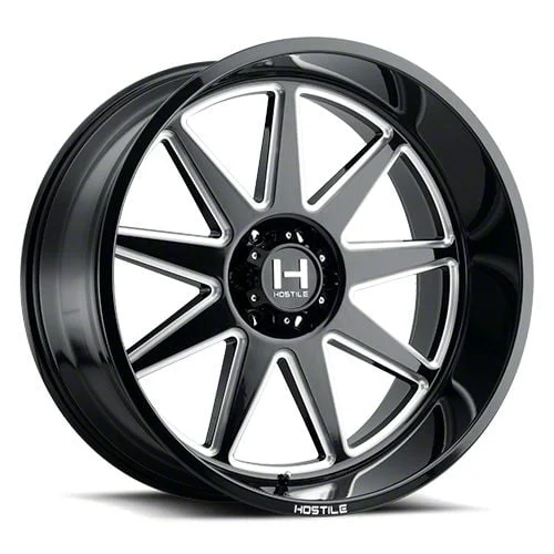 Hostile Omega Blade Cut 8-Lug Wheel; 20x12; -44mm Offset (15-19 Silverado 2500 HD)