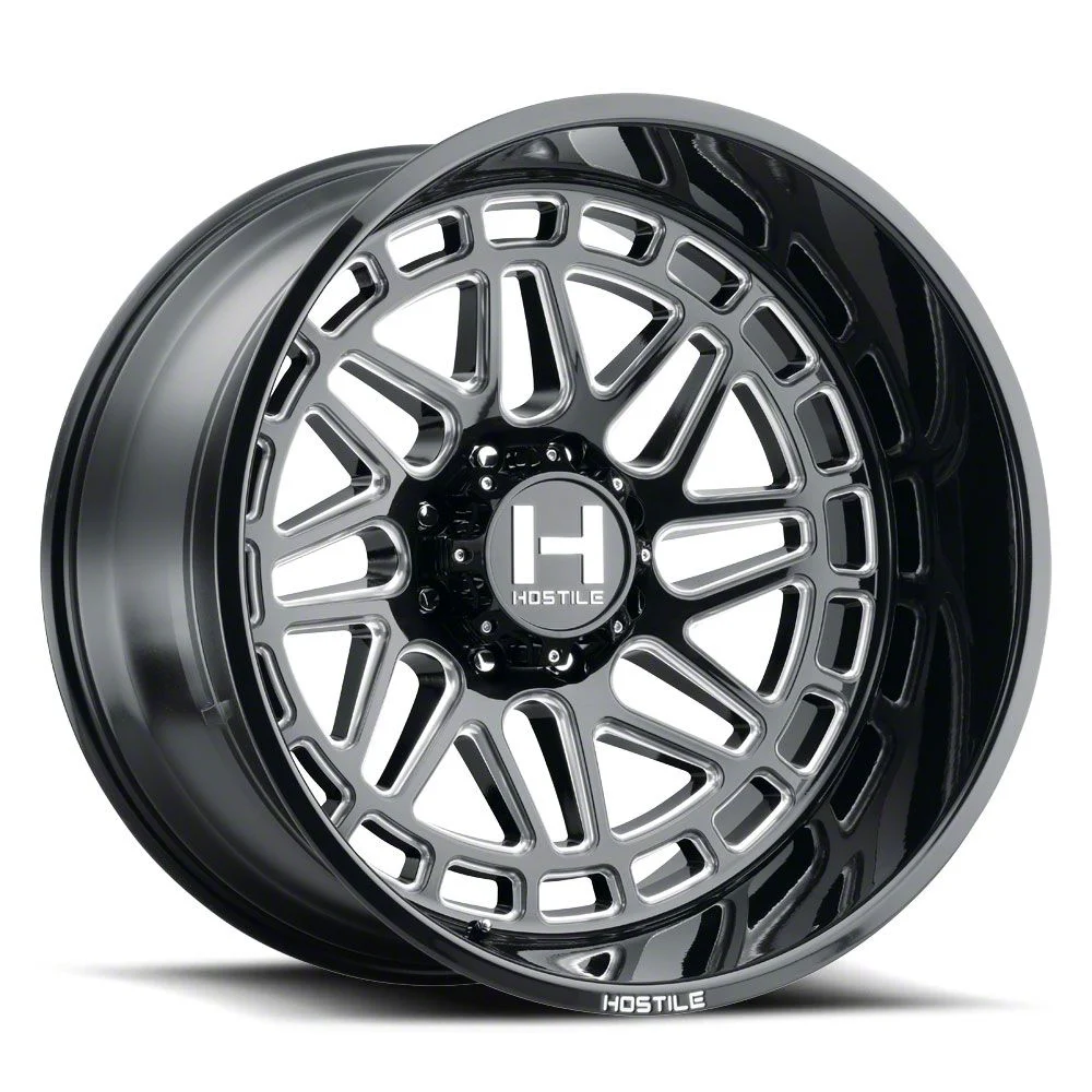 Hostile Reaper Blade Cut 8-Lug Wheel; 20x12; -44mm Offset (15-19 Silverado 2500 HD)
