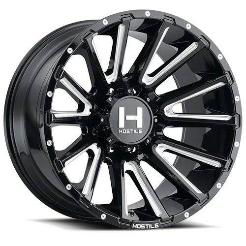 Hostile Typhoon Blade Cut 8-Lug Wheel; 20x10; -19mm Offset (20-26 Silverado 2500 HD)