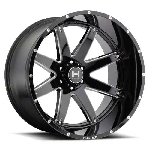 Hostile Alpha Blade Cut 6-Lug Wheel; 20x10; -19mm Offset (21-26 F-150)