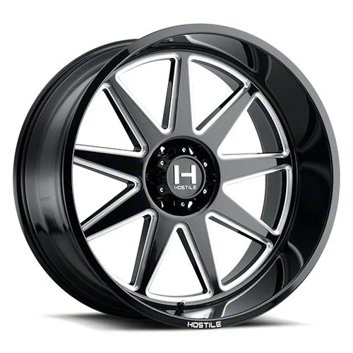 Hostile Omega Blade Cut 5-Lug Wheel; 20x10; -19mm Offset (02-08 RAM 1500, Excluding Mega Cab)