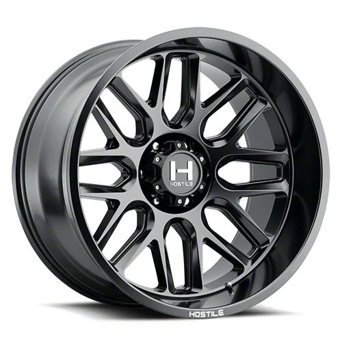 Hostile Vulcan Asphalt 5-Lug Wheel; 20x10; -19mm Offset (02-08 RAM 1500, Excluding Mega Cab)