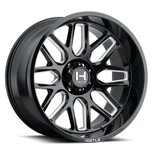 Hostile Vulcan Blade Cut 5-Lug Wheel; 20x10; -19mm Offset (02-08 RAM 1500, Excluding Mega Cab)