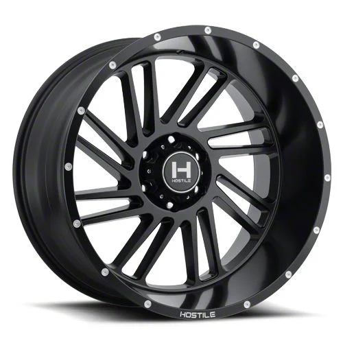 Hostile Stryker Asphalt 6-Lug Wheel; 20x9; 12mm Offset (19-26 Silverado 1500)