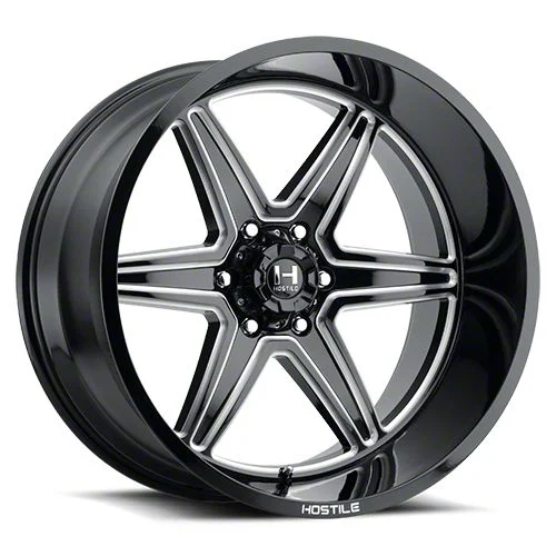 Hostile Venom Blade Cut 6-Lug Wheel; 20x9; 0mm Offset (19-26 Silverado 1500)