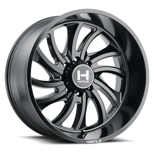Hostile Demon Asphalt 8-Lug Wheel; 22x12; -44mm Offset (20-26 Silverado 2500 HD)