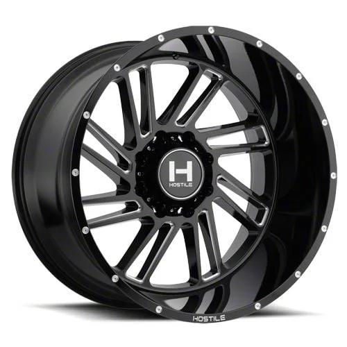 Hostile Stryker Blade Cut 8-Lug Wheel; 22x12; -44mm Offset (20-26 Silverado 2500 HD)