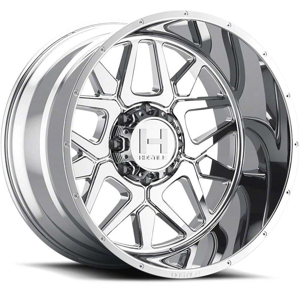 Hostile Diablo Armor Plated 8-Lug Wheel; 20x9; 12mm Offset (20-26 Silverado 3500 HD SRW)