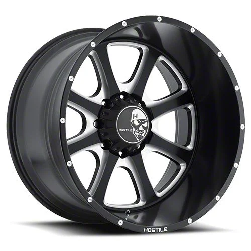 Hostile Exile Blade Cut 8-Lug Wheel; 20x12; -44mm Offset (20-26 Silverado 3500 HD SRW)