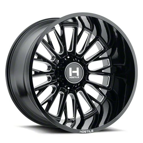Hostile Fury Blade Cut 8-Lug Wheel; 20x12; -44mm Offset (20-26 Silverado 3500 HD SRW)