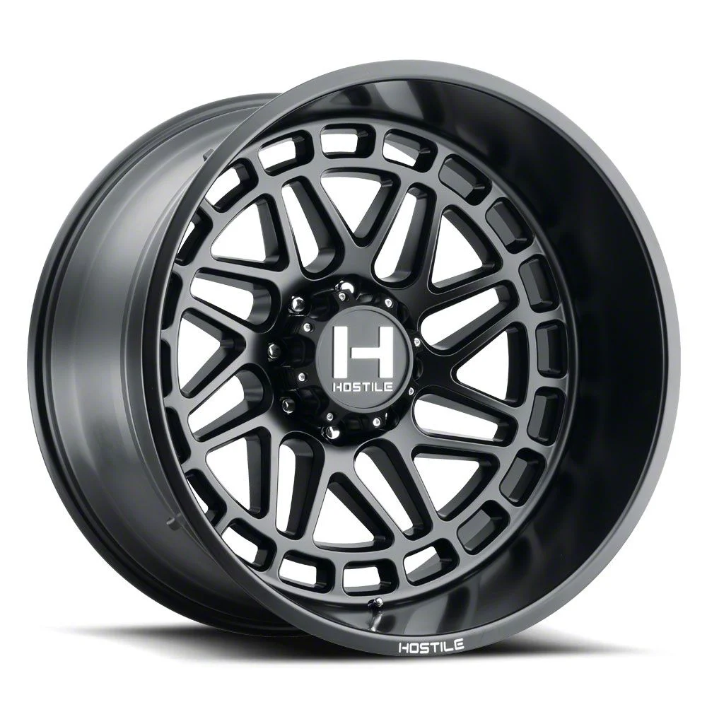 Hostile Reaper Asphalt 8-Lug Wheel; 20x10; -19mm Offset (17-22 F-250 Super Duty)