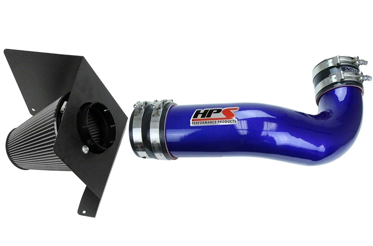 Shortram Cold Air Intake; Blue (07-08 4.8L Sierra 1500)